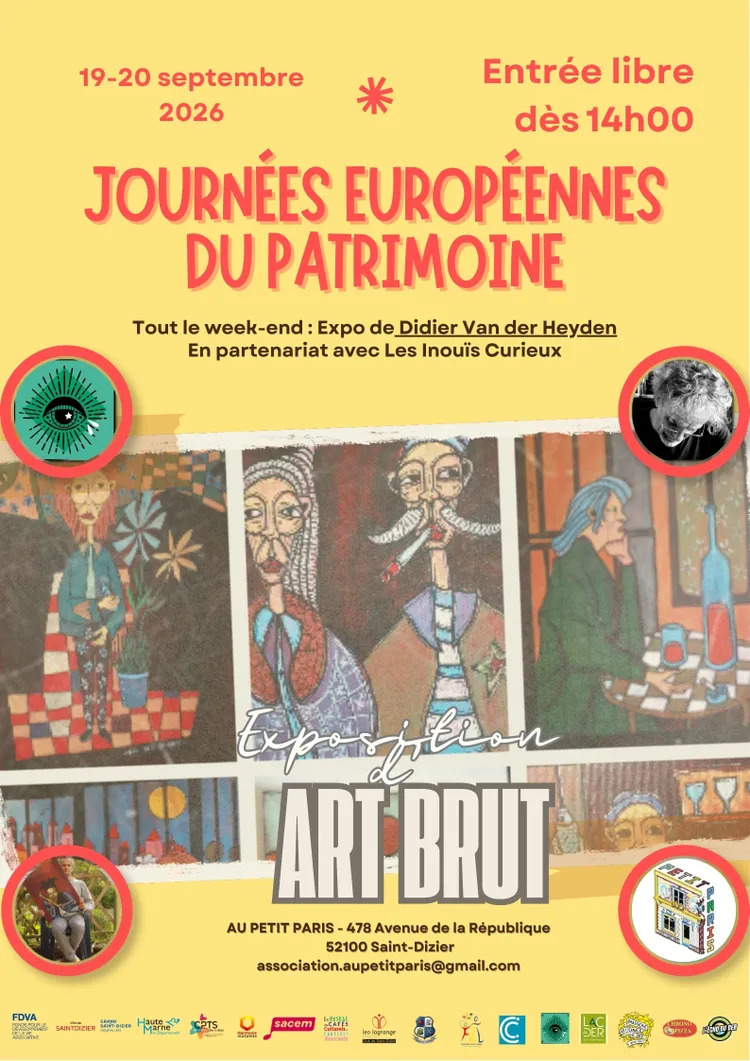 Journées du Patrimoine : Exposition d’art brut de l'artiste Didier Van der Heyden