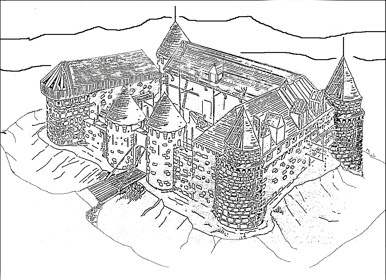 Reproduction du Château féodal du XIVème siècle