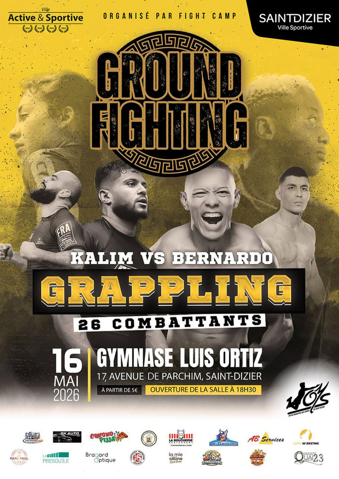 Sport : Ground Fighting – Soirée Grappling à Saint-Dizier