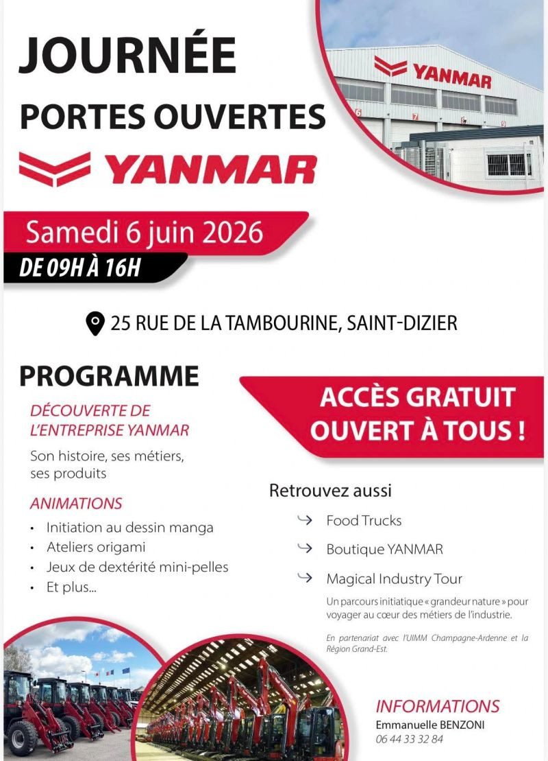 Journées Portes Ouvertes à Yanmar