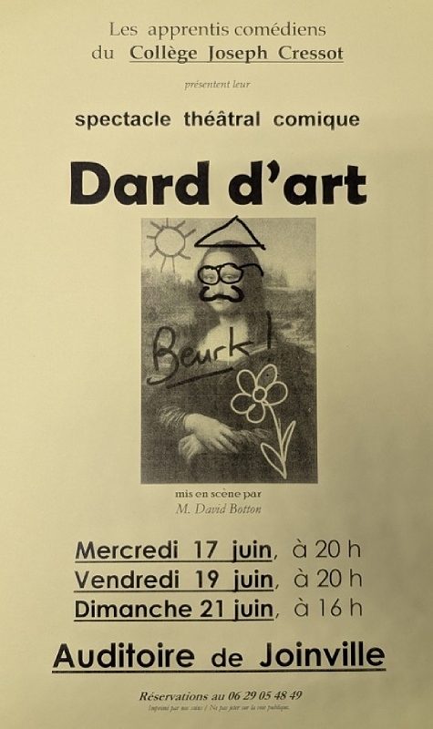 Spectacle "Dard D'art"