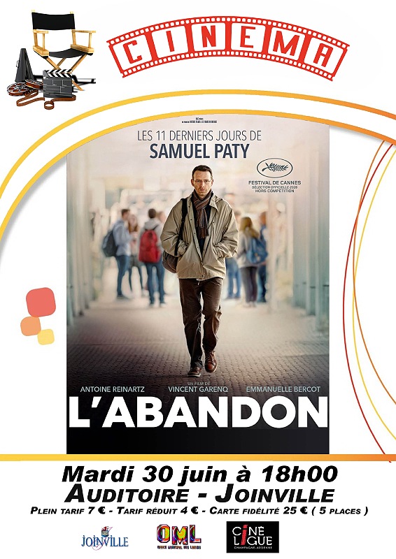 Cinéma à l'auditoire de Joinville "L'abandon"