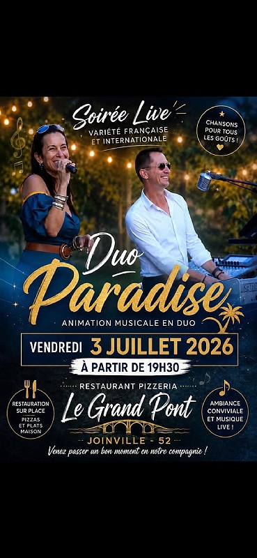 Soirée live - Duo Paradise