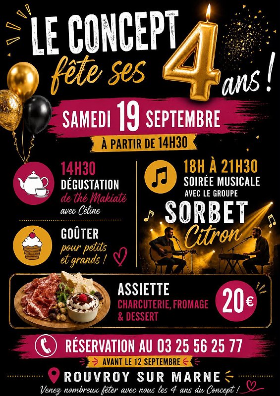Concert au Concept - Rouvroy-sur-marne