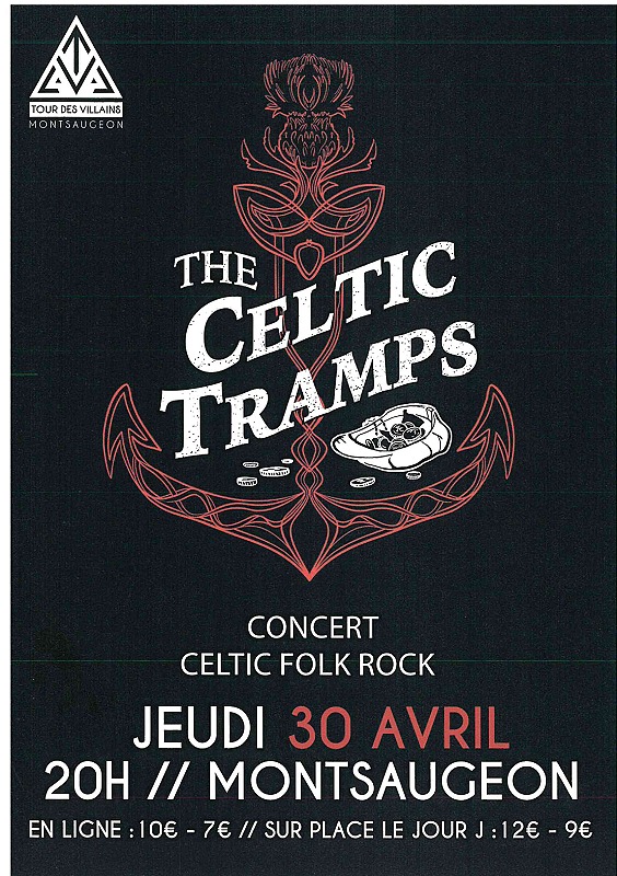 Concert The Celtic Tramps à la tour des villains — visuel événement