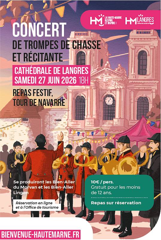 Concert de trompes de chasse et récitante — visuel événement