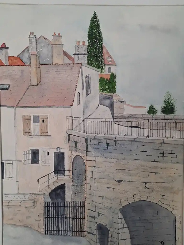 Démonstration peinture - huiles - aquarelle