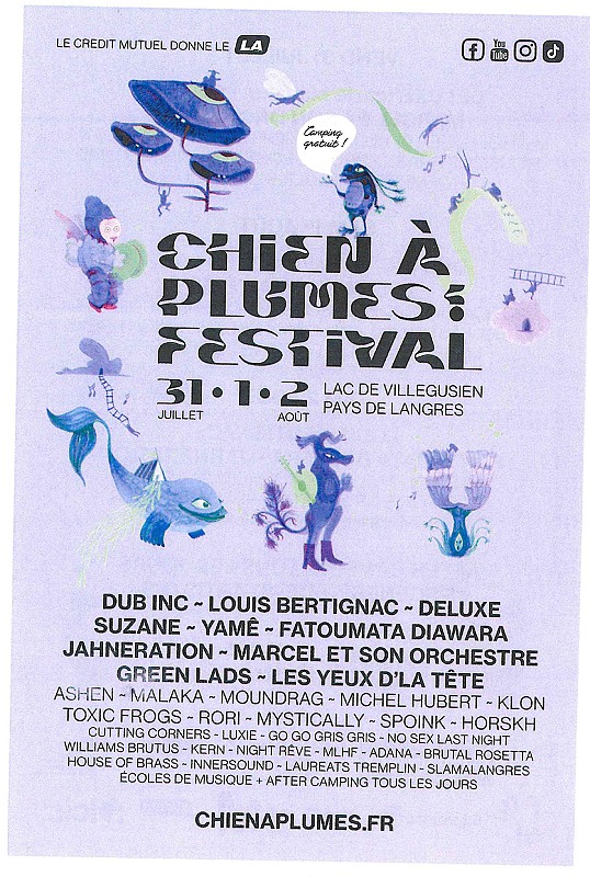 FESTIVAL DU CHIEN A PLUMES — visuel événement