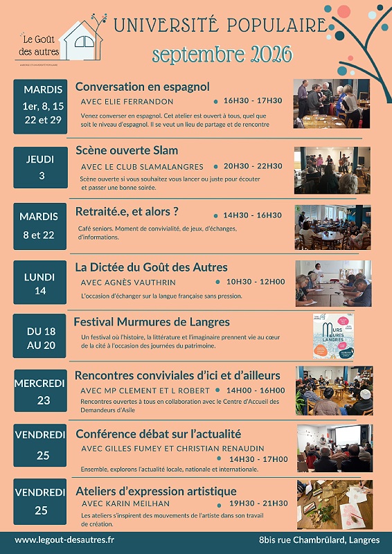 Ateliers d'expression artistique