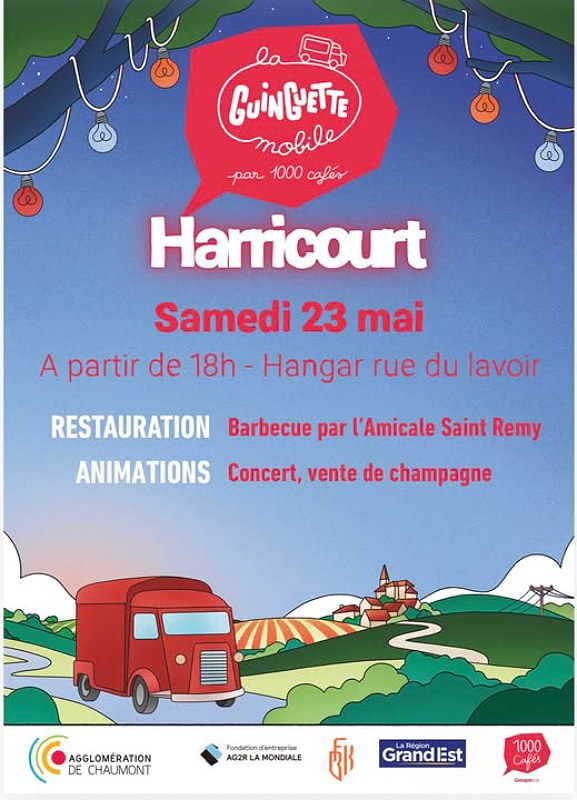 Guinguette mobile à Harricourt
