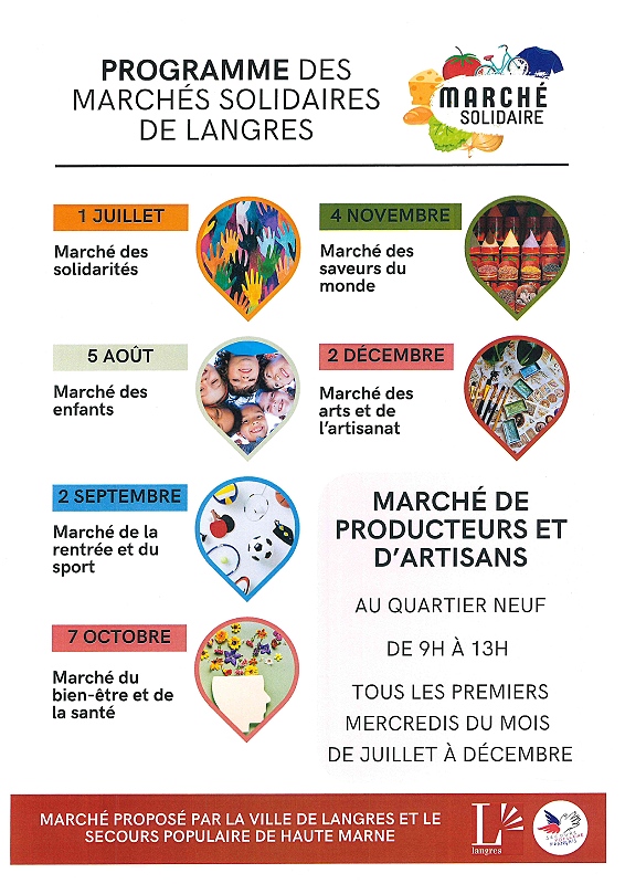 Marchés Solidaires à Langres