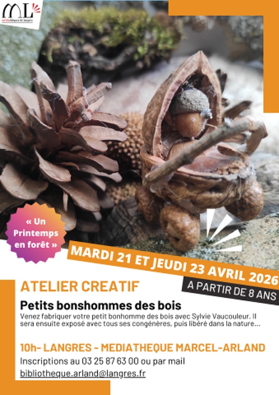 Atelier créatif - Petits bonshommes des bois