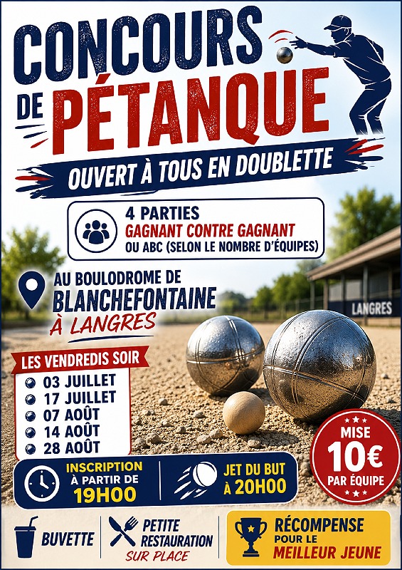 Concours de pétanque