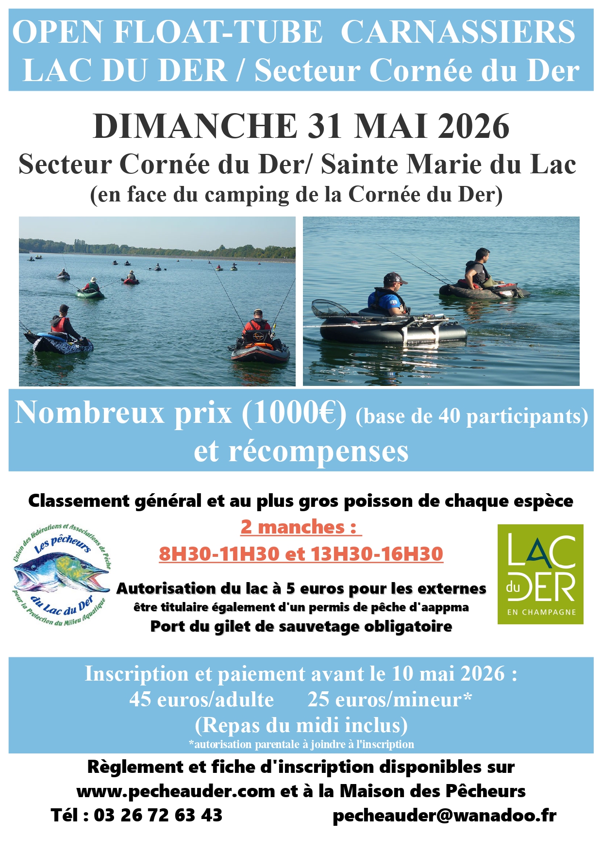 Open Float-Tube carnassiers