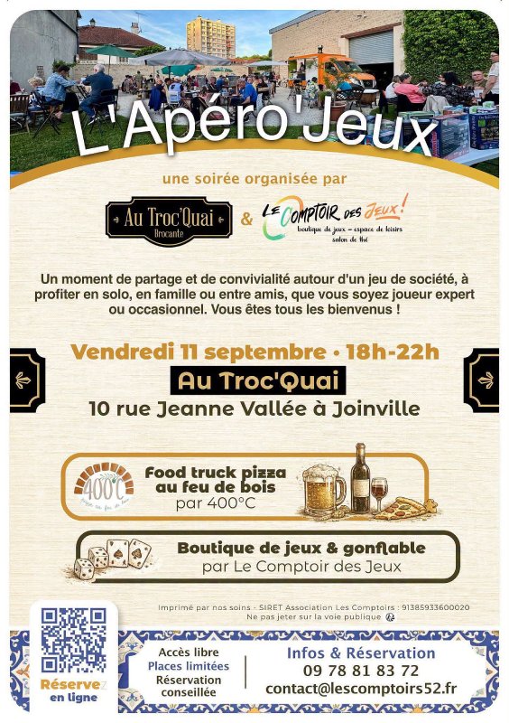 Événement : Apéro Jeux