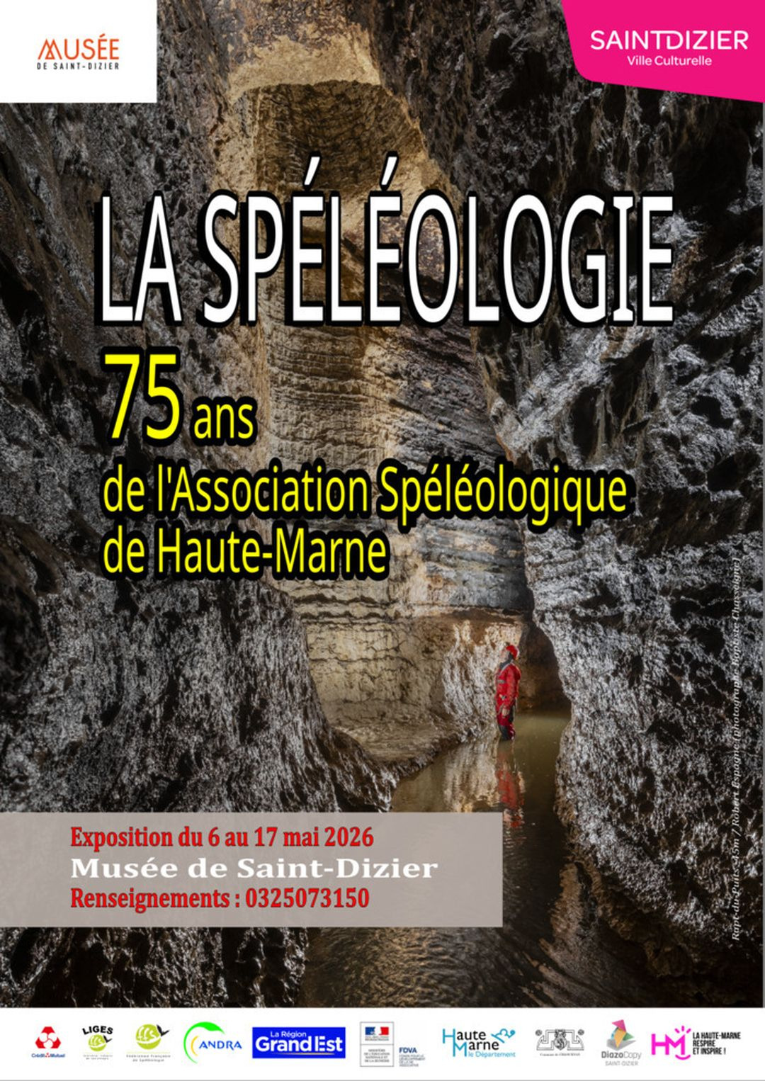 Exposition : 75 ans de l'Association Spéléologique de Haute-Marne