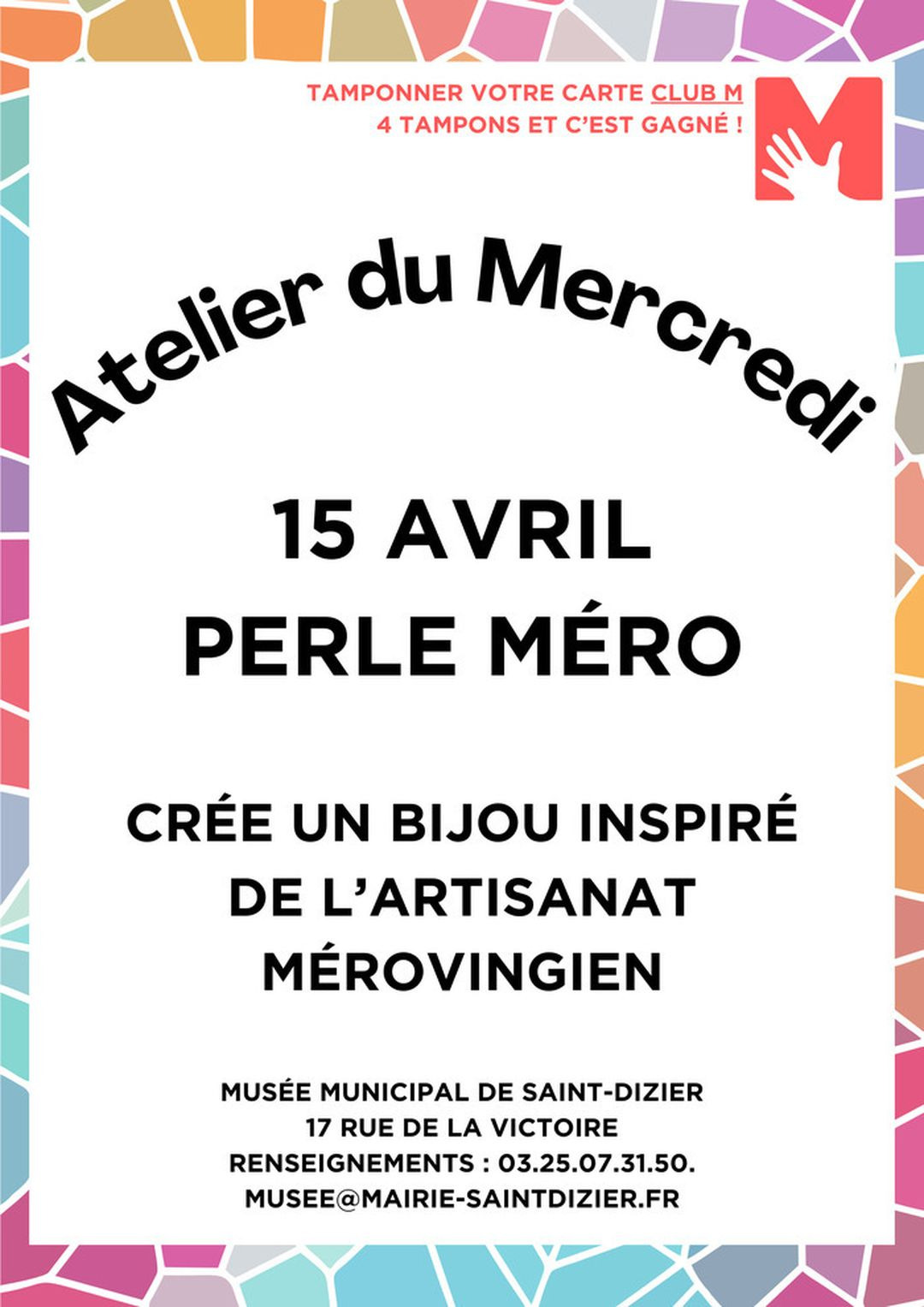 Atelier du Mercredi : perle méro