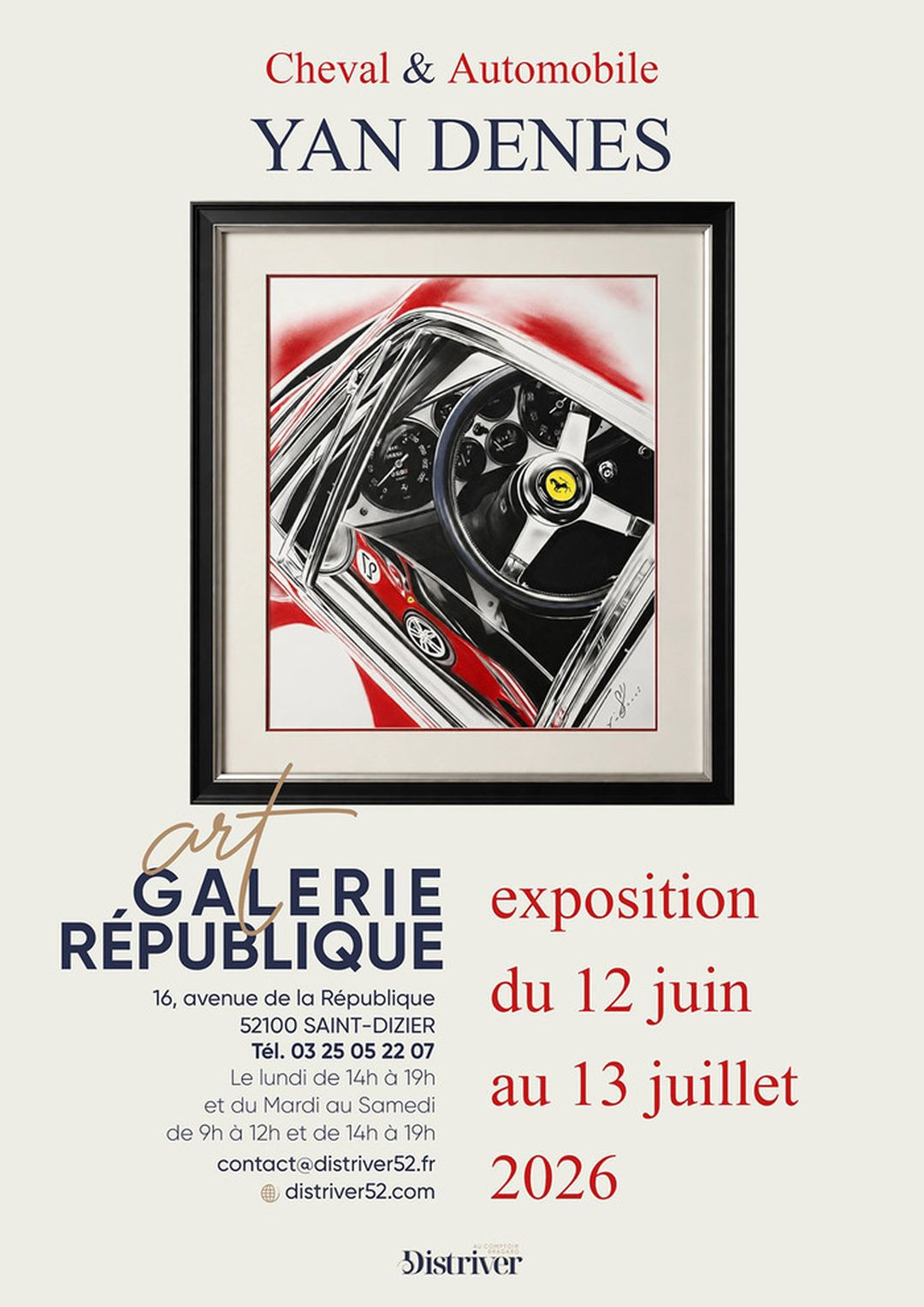 Exposition : Cheval & Automobile de Yan Denes