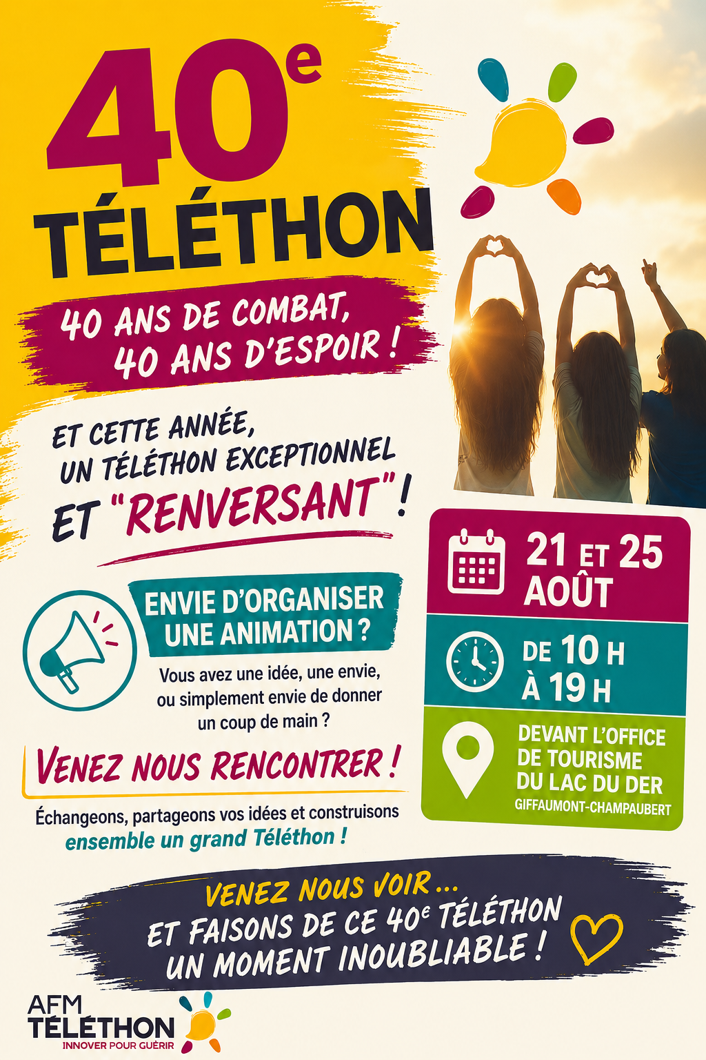 Stand 40e Téléthon
