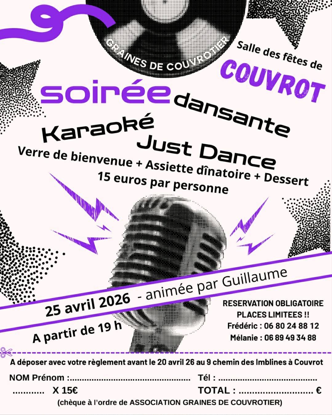 Soirée Dansante, Karaoké, Just Dance