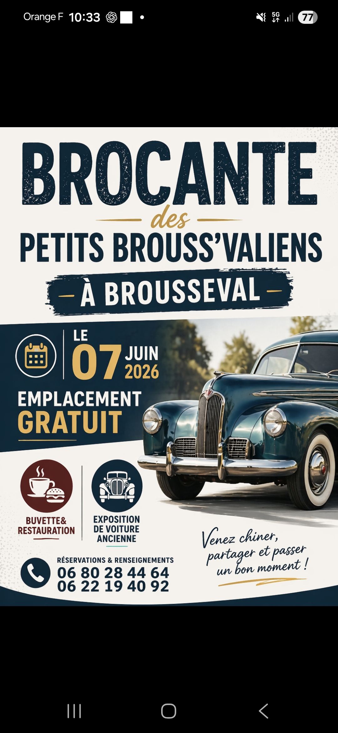 Brocante des petits Brouss'valiens