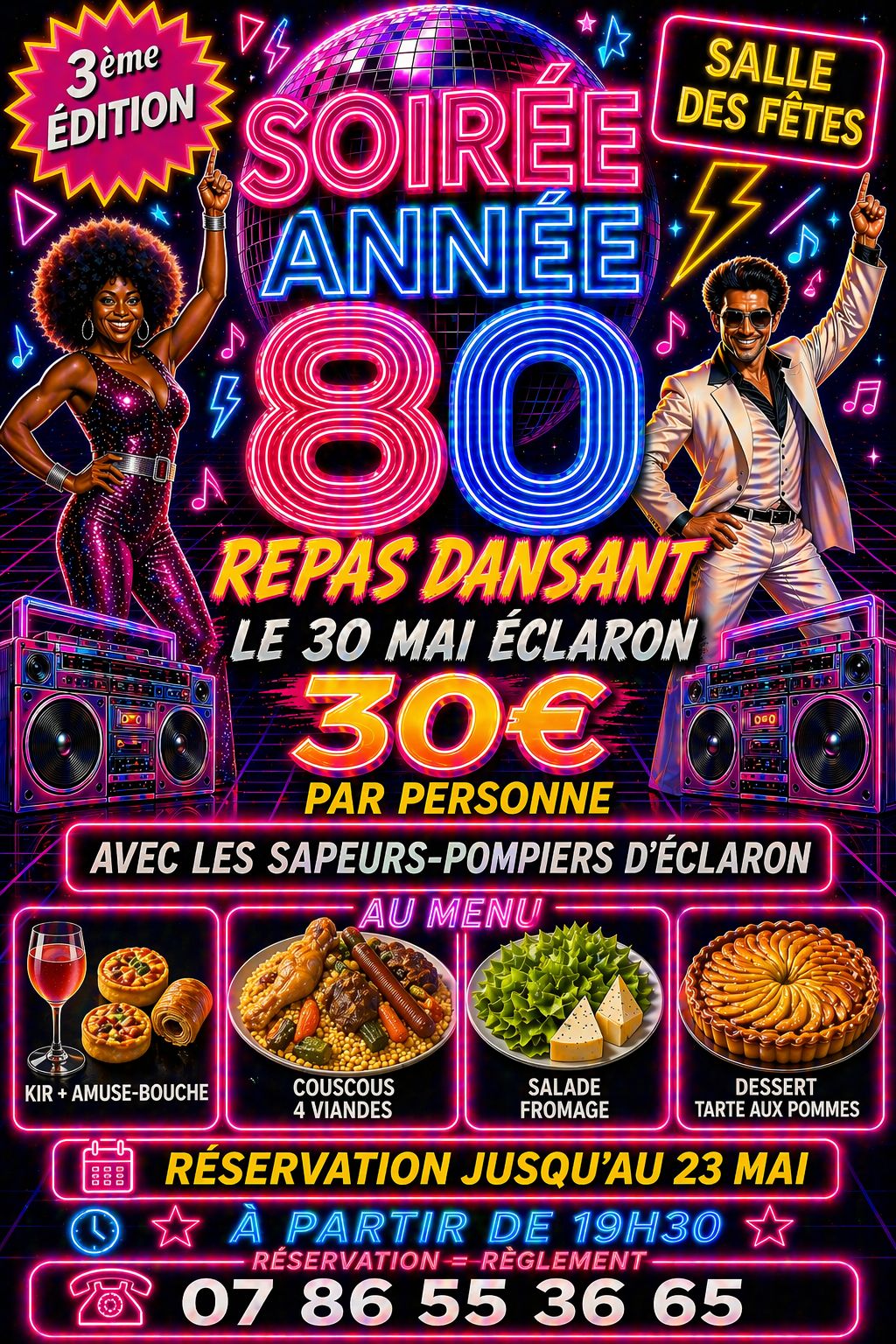 Soirée année 80