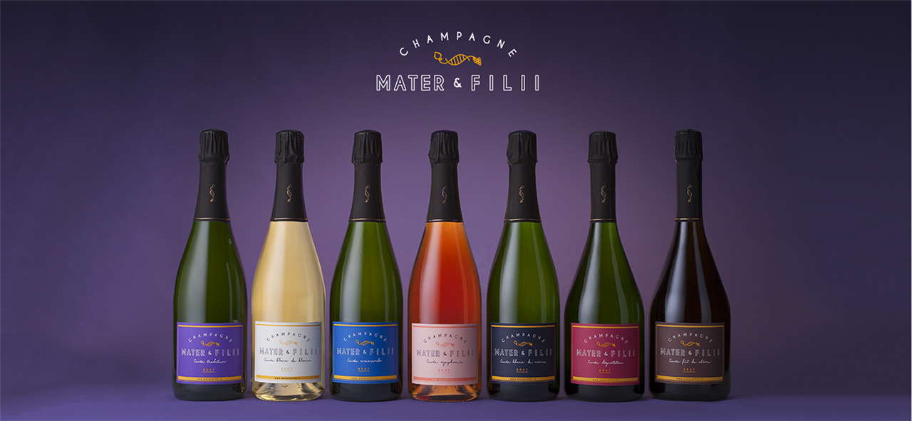 7 cuvées des Champagnes Mater & Filii