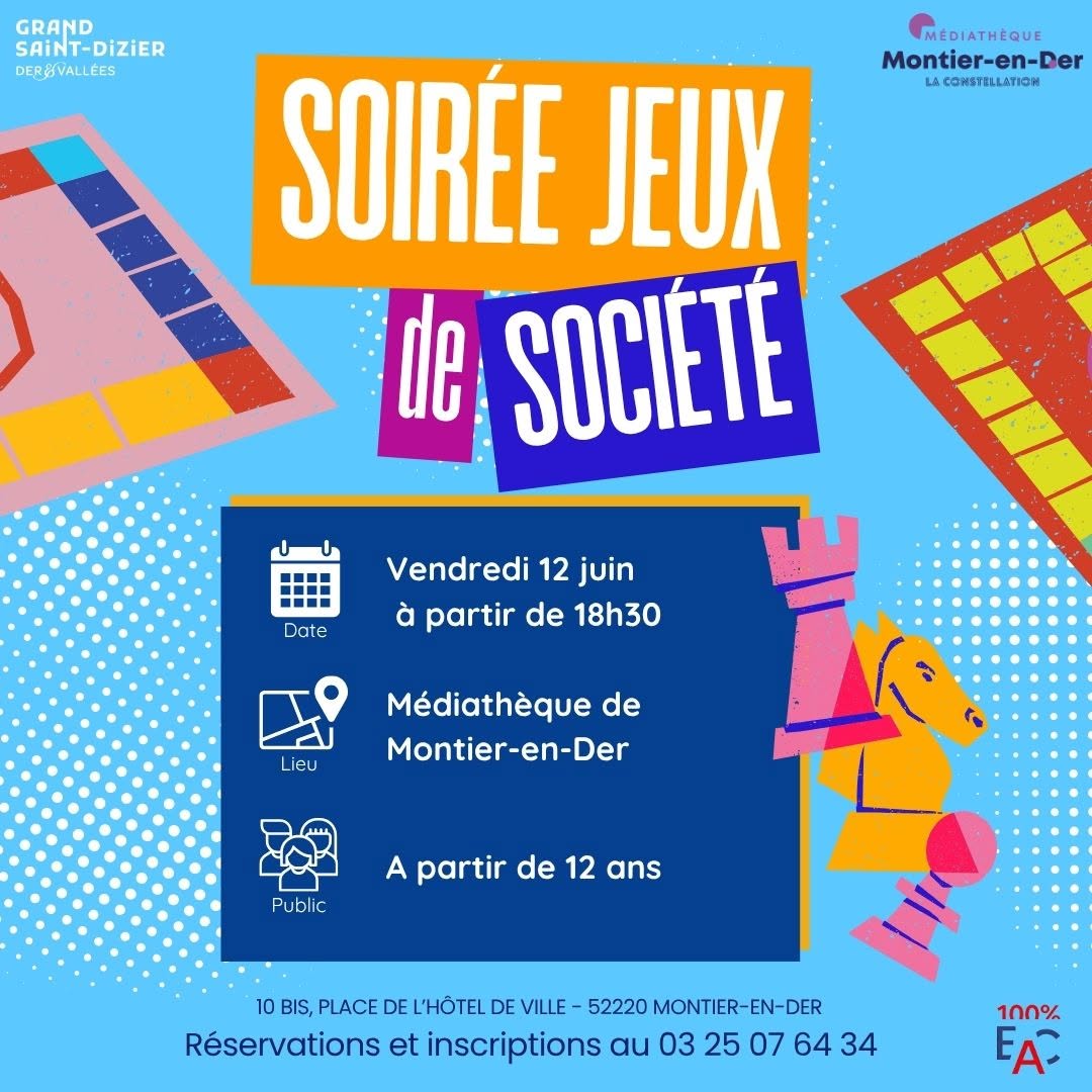 Soirée jeux de société