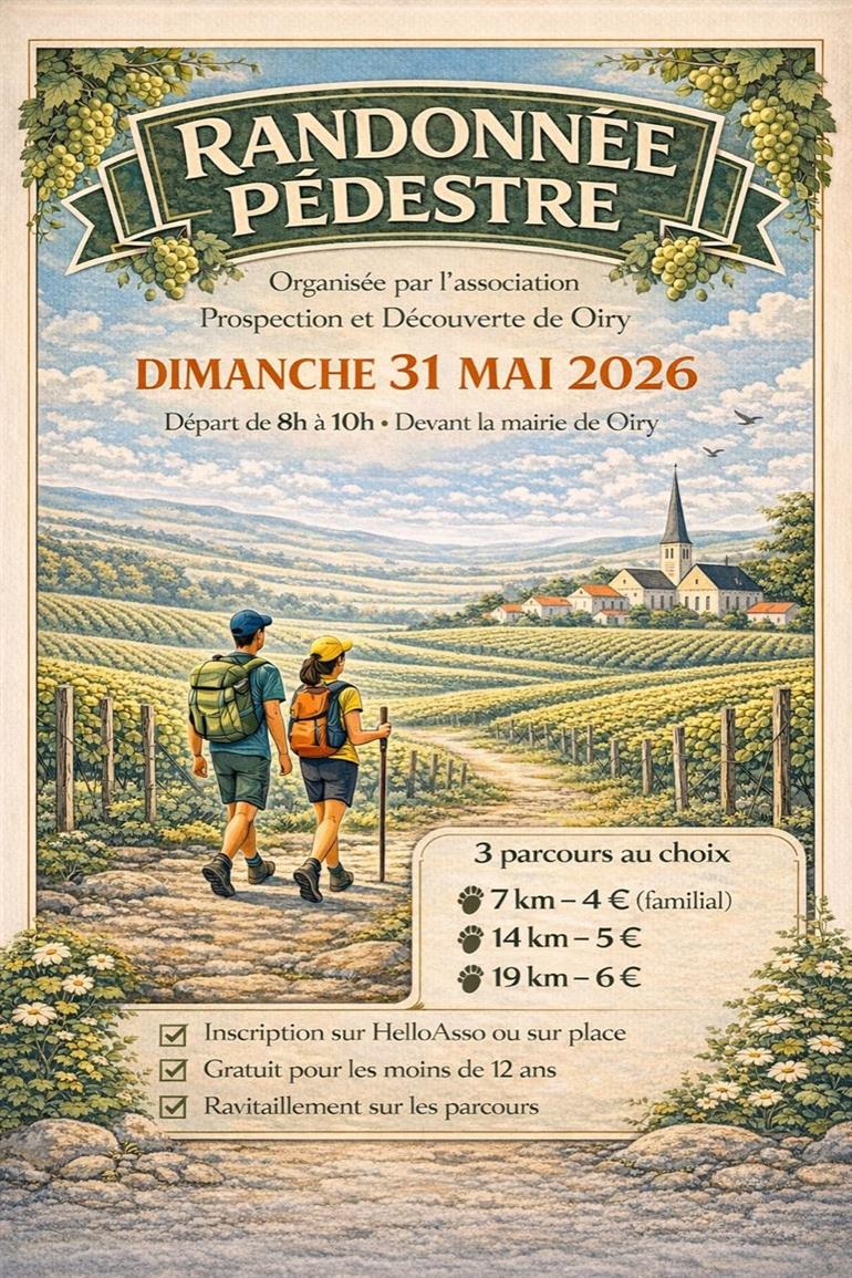 Randonnée Oiry 2026