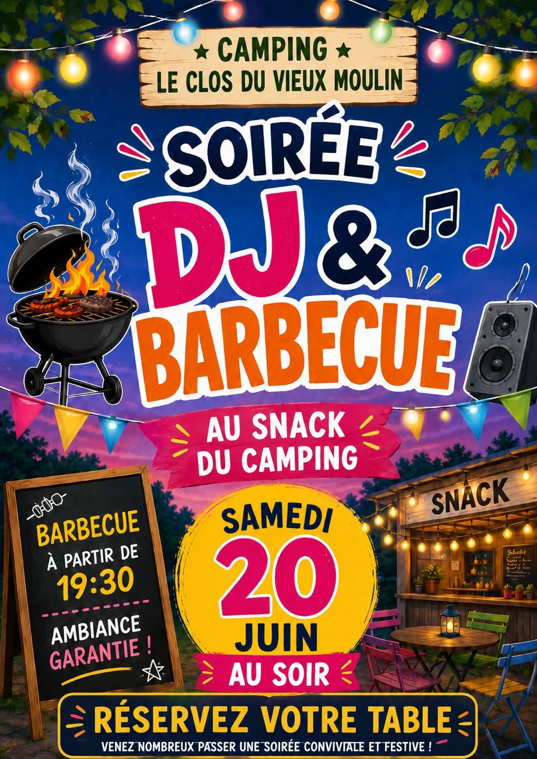 Soirée DJ & Barbecue