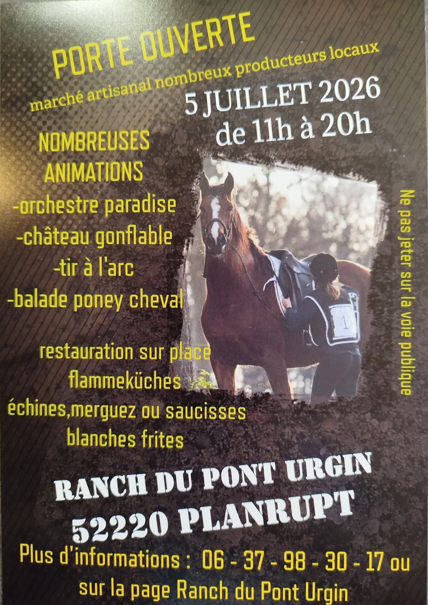Porte Ouverte Ranch du Pont Urgin