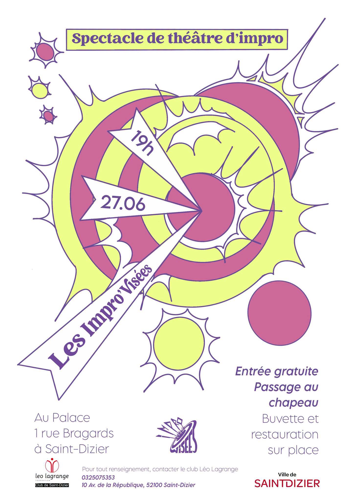 Spectacle de théâtre d'impro Les Impro'visées