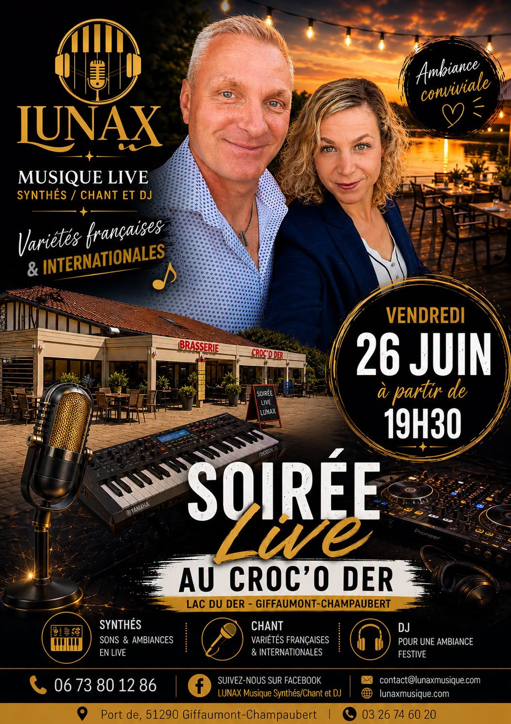 Soirée live au Croc'O Der