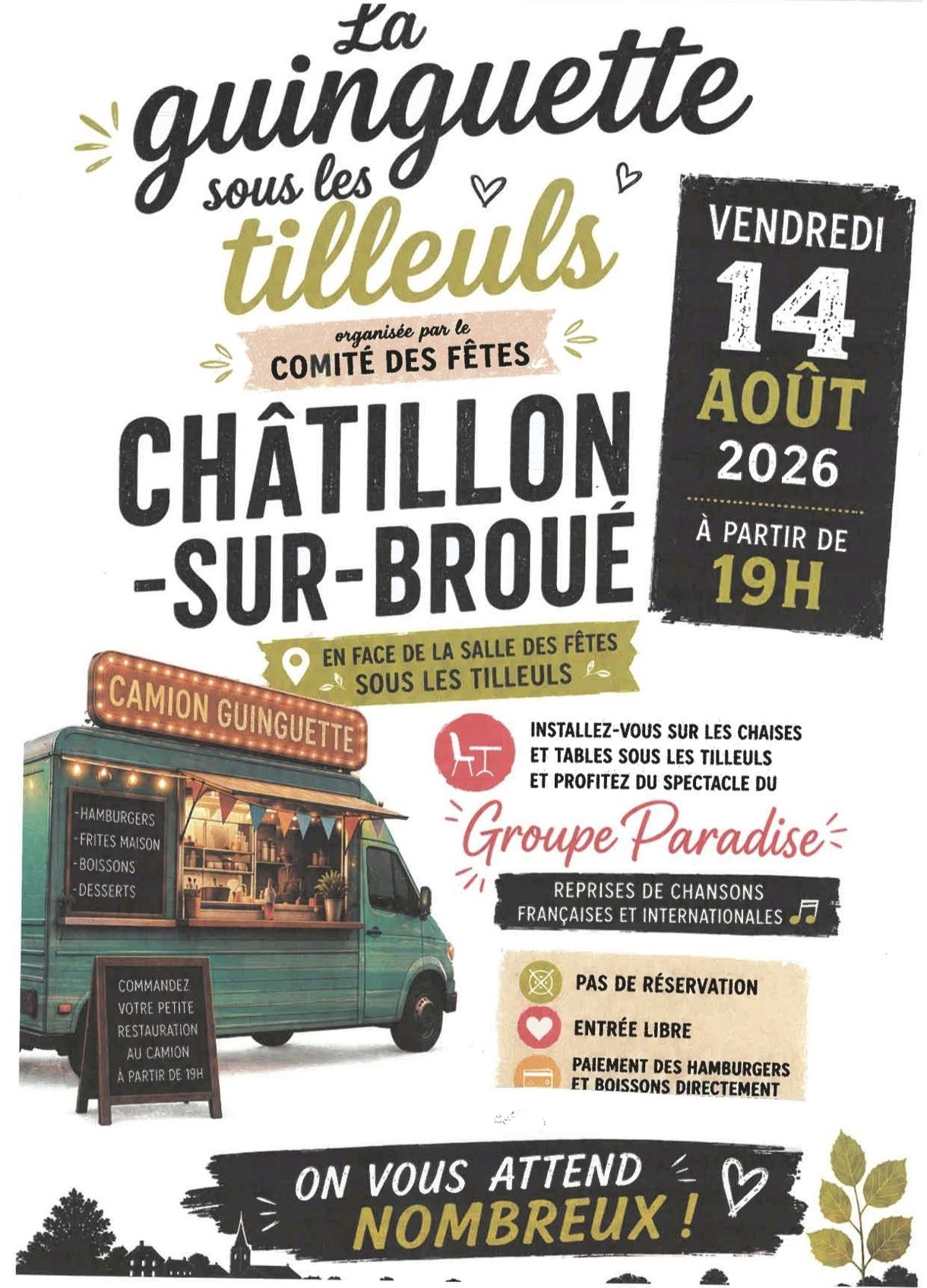 La Guinguette sous les tilleuls