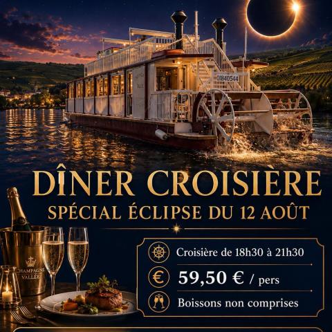 Dîner-croisière Champagne Vallée