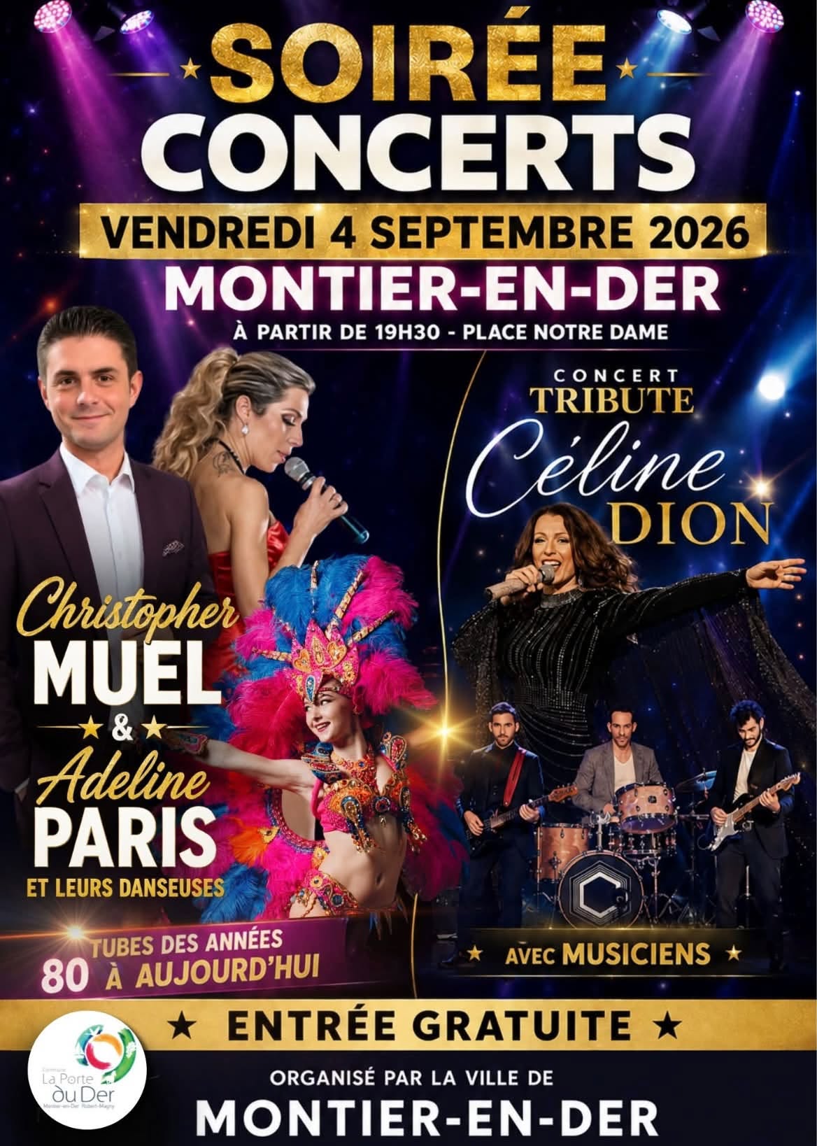Soirée Concerts - Montier-En-Der 4 septembre 2026