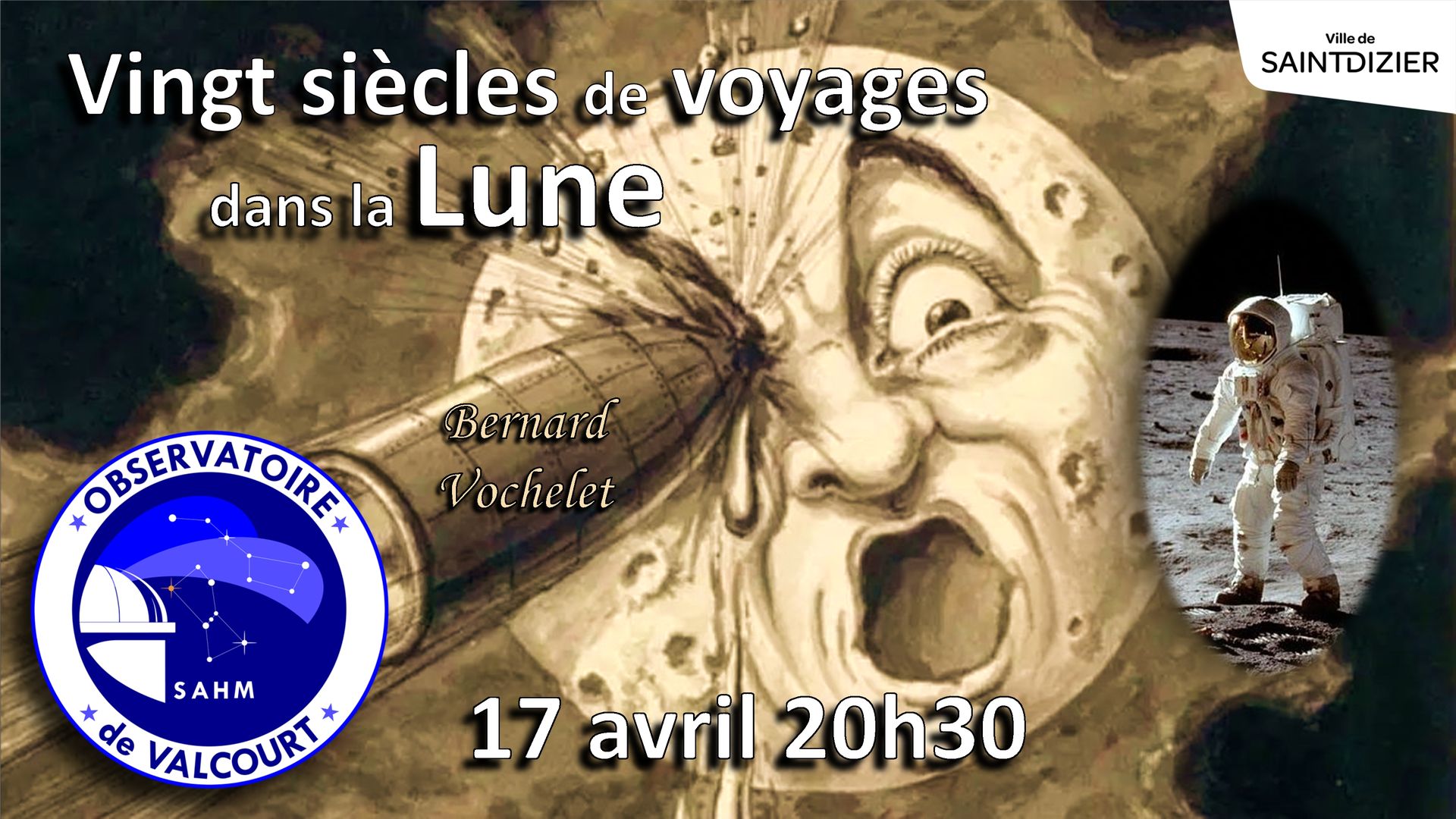 Conférence de l'observatoire :  Vingt siècles de voyages dans la lune
