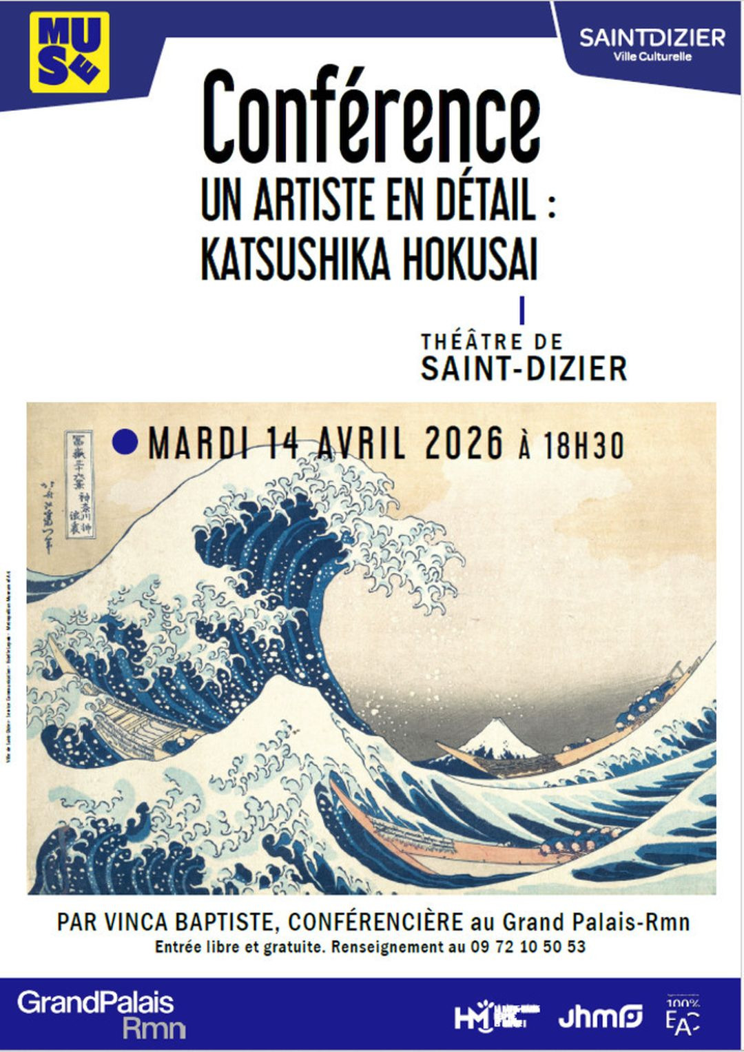 Conférence, Un artiste au détail, Katsushika Hokusai