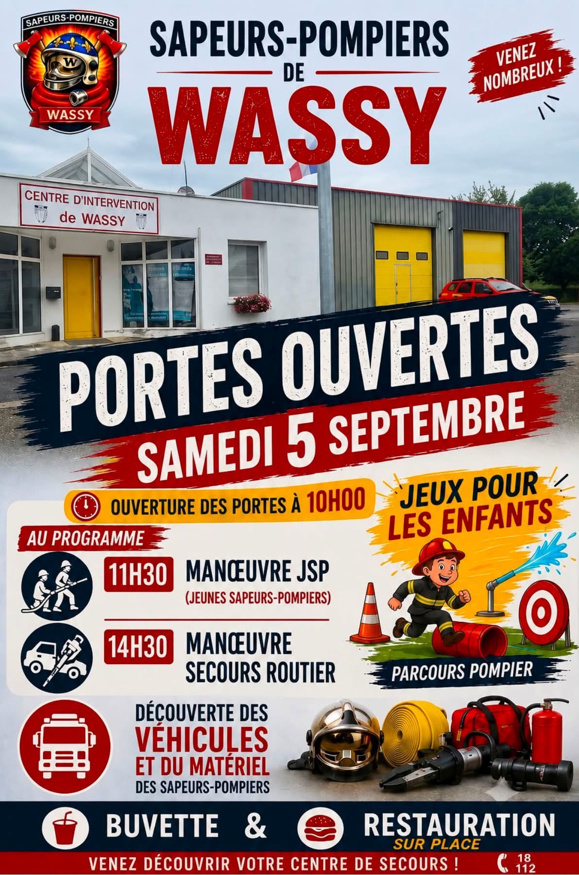 Portes Ouvertes Sapeurs-Pompiers de Wassy