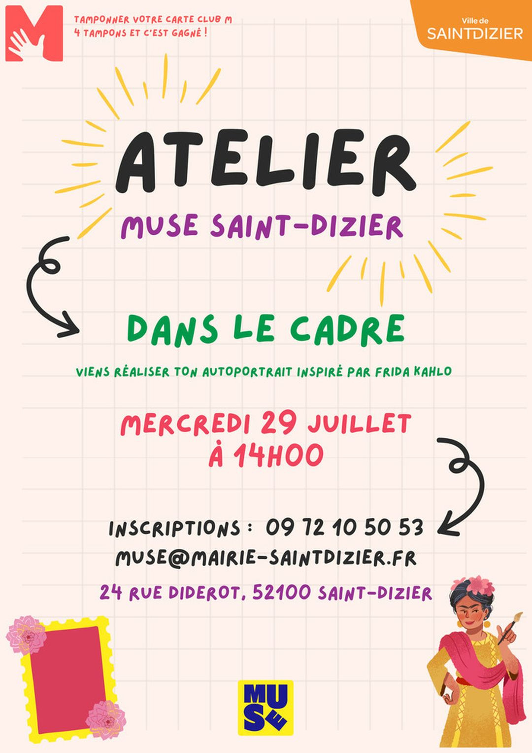 Atelier de l'été à Muse Saint-Dizier