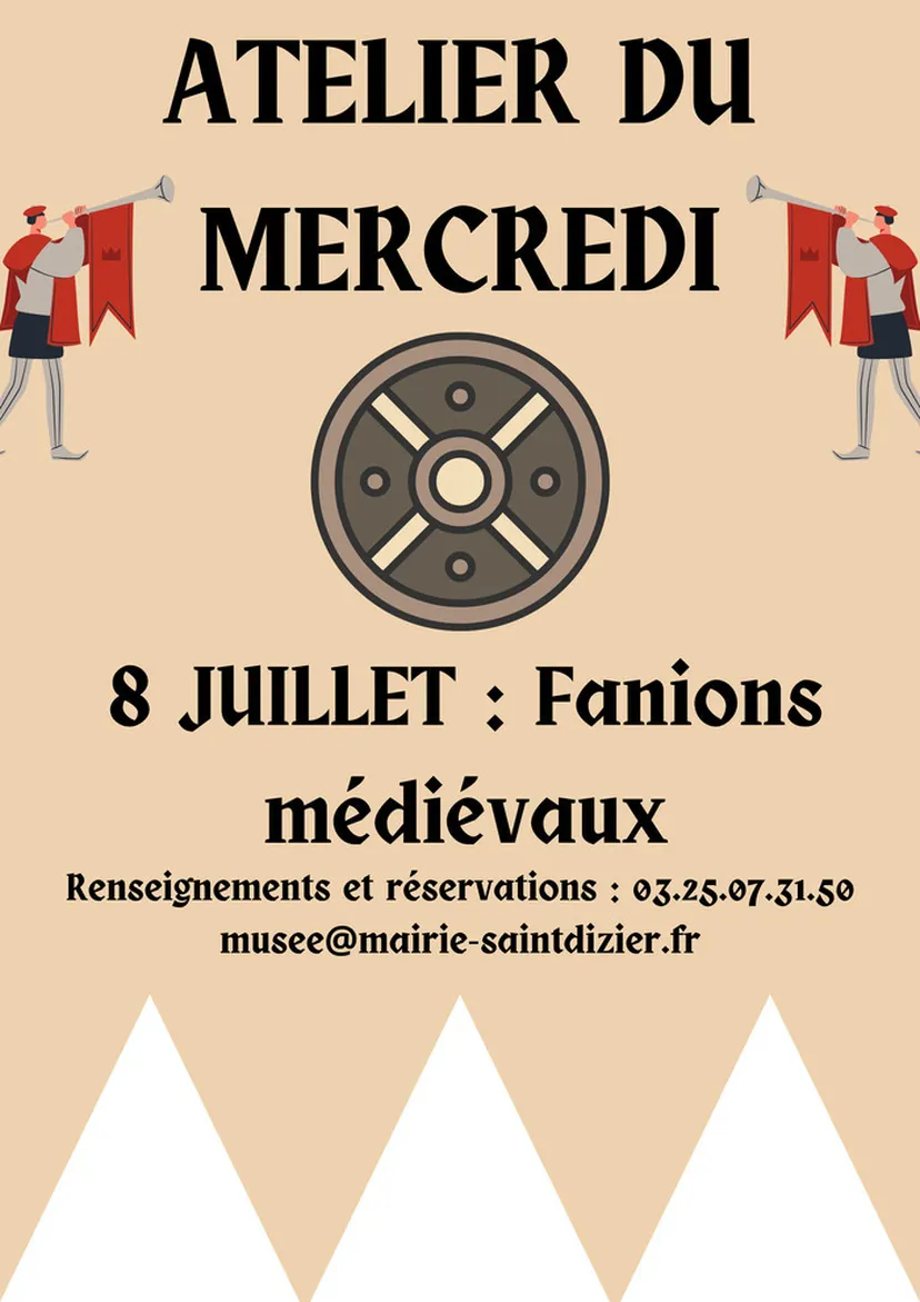 Atelier du Mercredi : fanions médiévaux