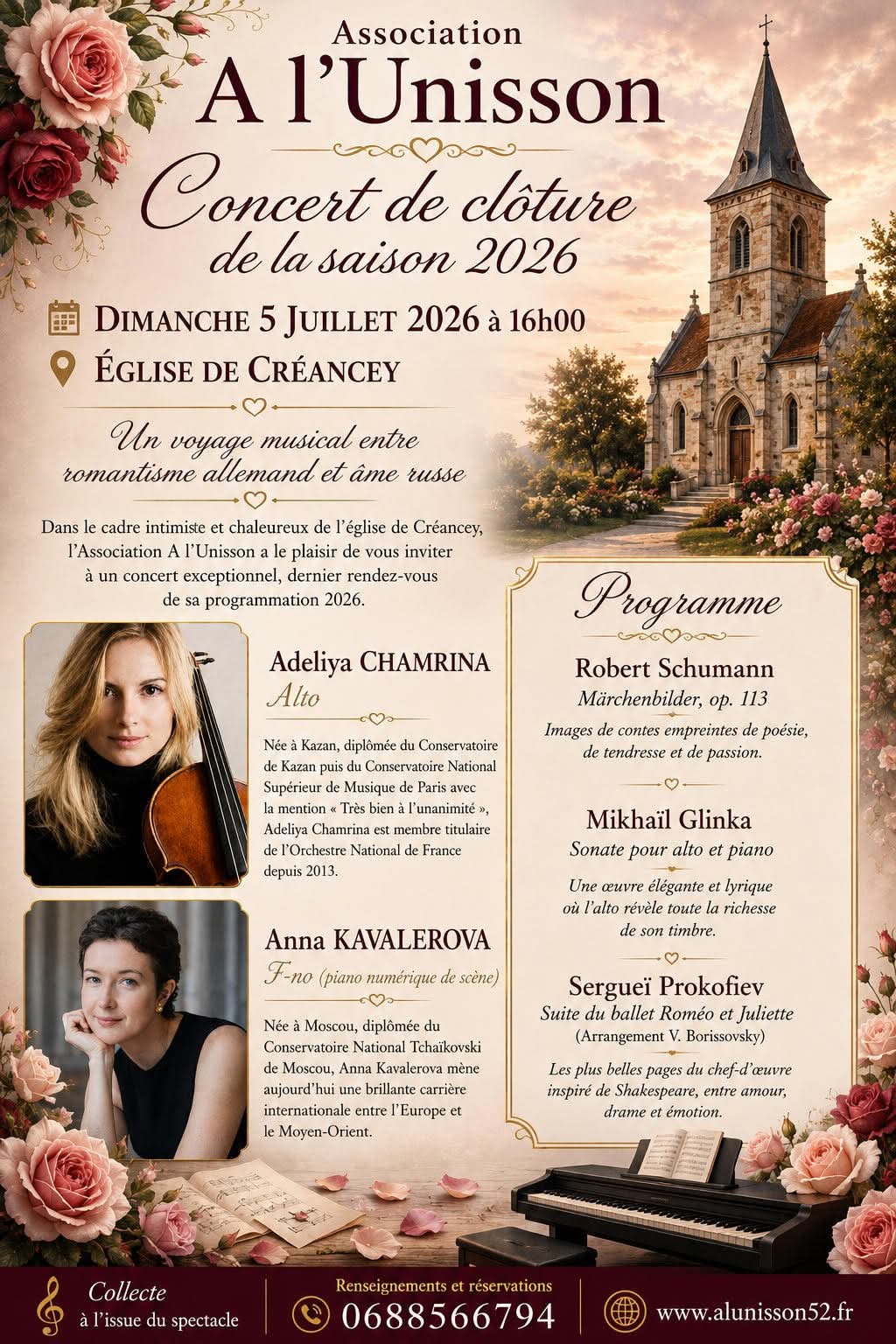 A l'Unisson: Concert de clôture de la saison 2026