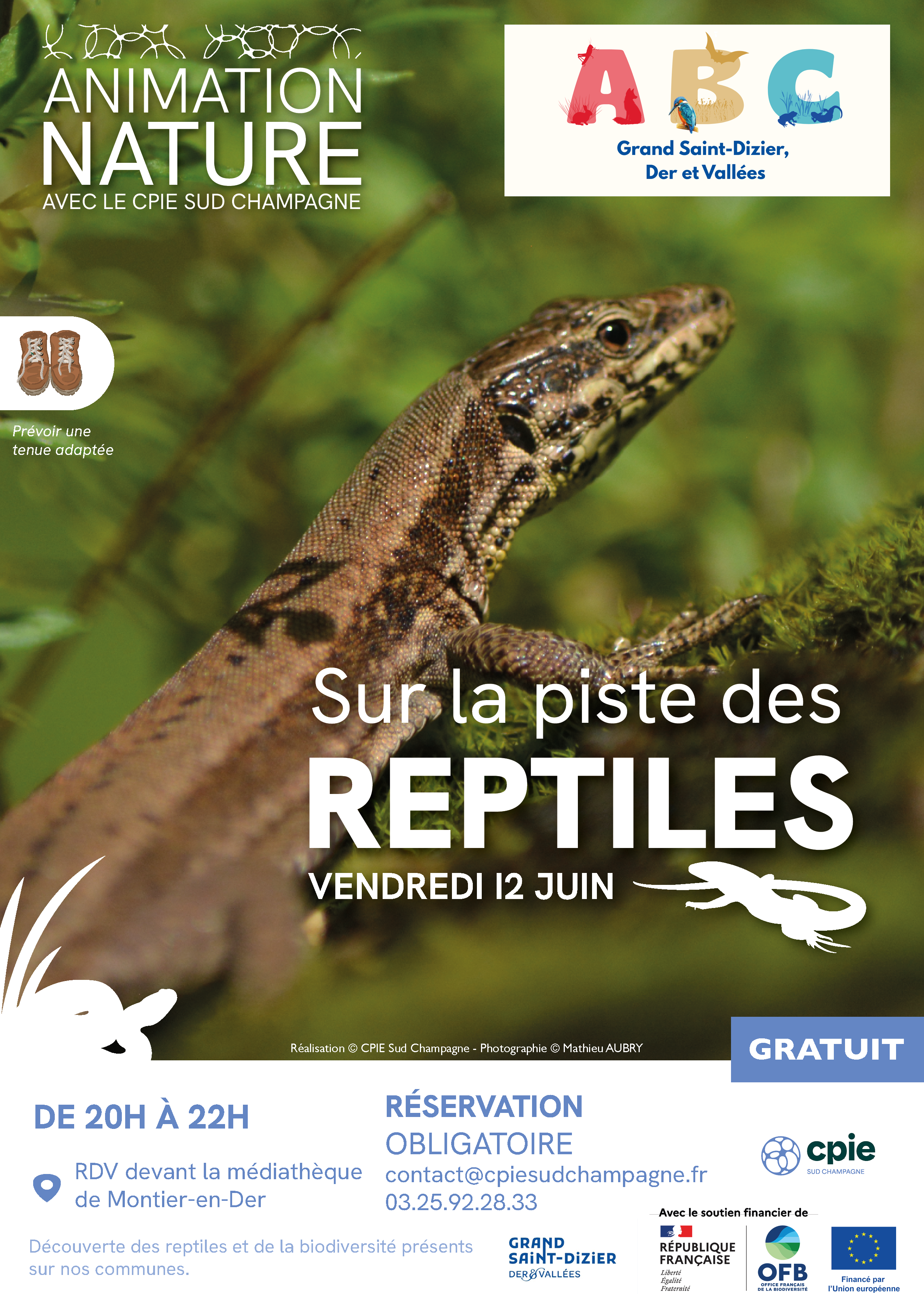 Sur la piste des reptiles