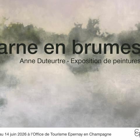 AFFICHE - MARNE EN BRUMES - ©Anne DUTEURTRE