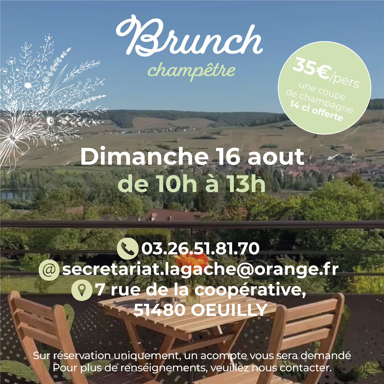 Brunch Champêtre - La Terrasse