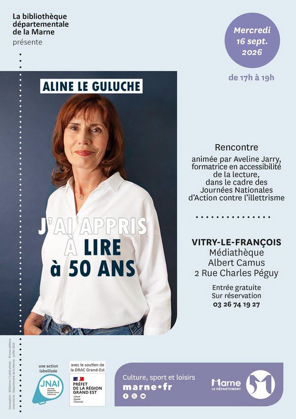 Rencontre avec Aline Le Guluche "J'ai appris à lire à 50 ans"