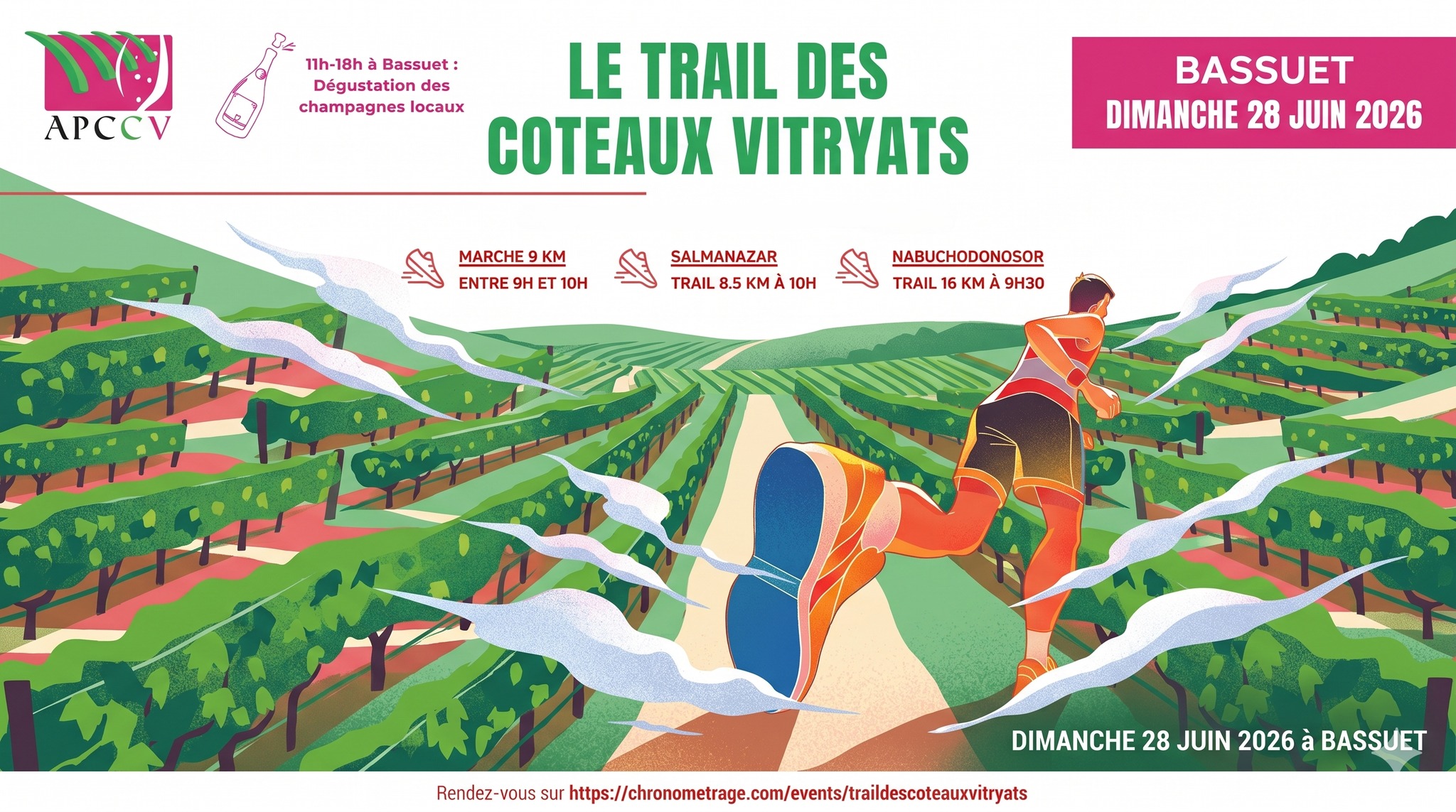 Trail des coteaux Vitryats & Fête du champagne