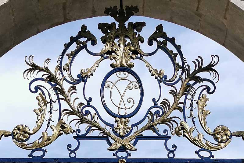 La grille Jean Lamour de l'abbaye d'Auberive, Auberive