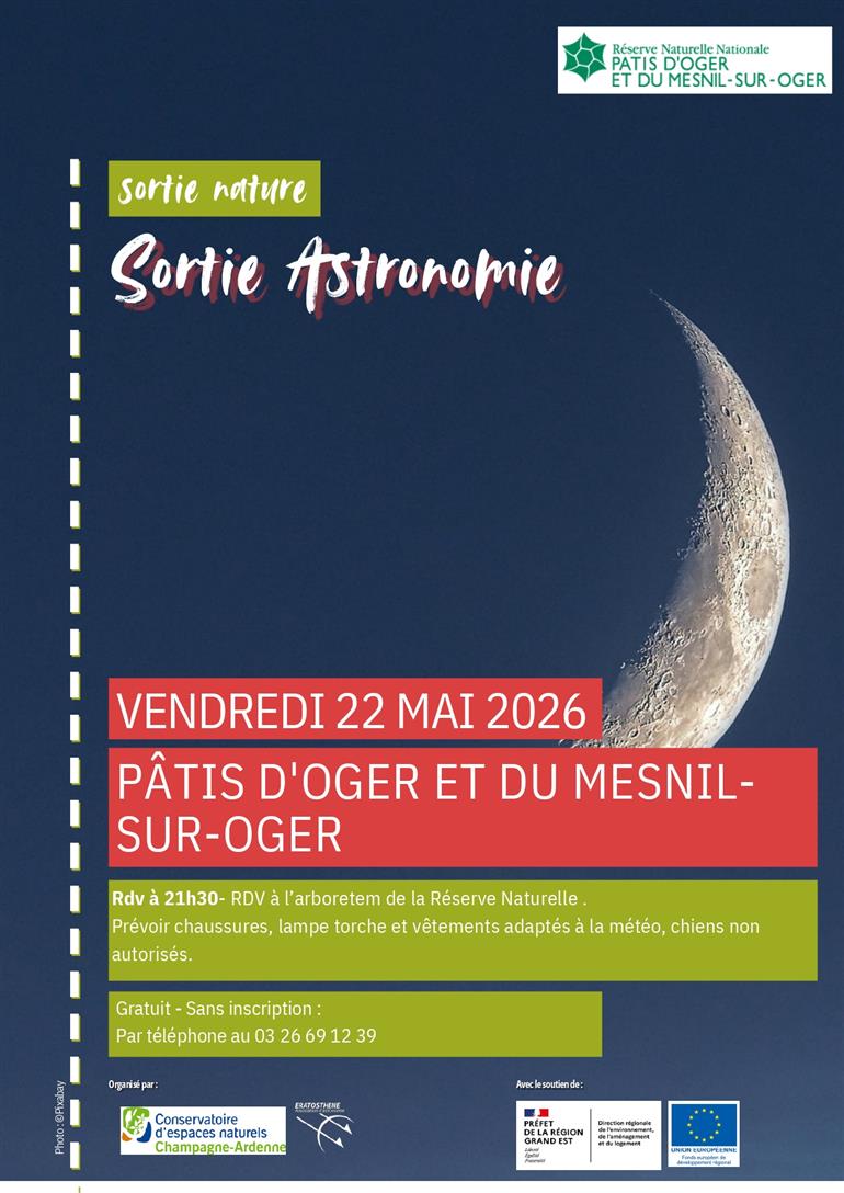 Sortie Astronomie Réserve naturelle des Pâtis d'Oger et du Mesnil-sur-Oger