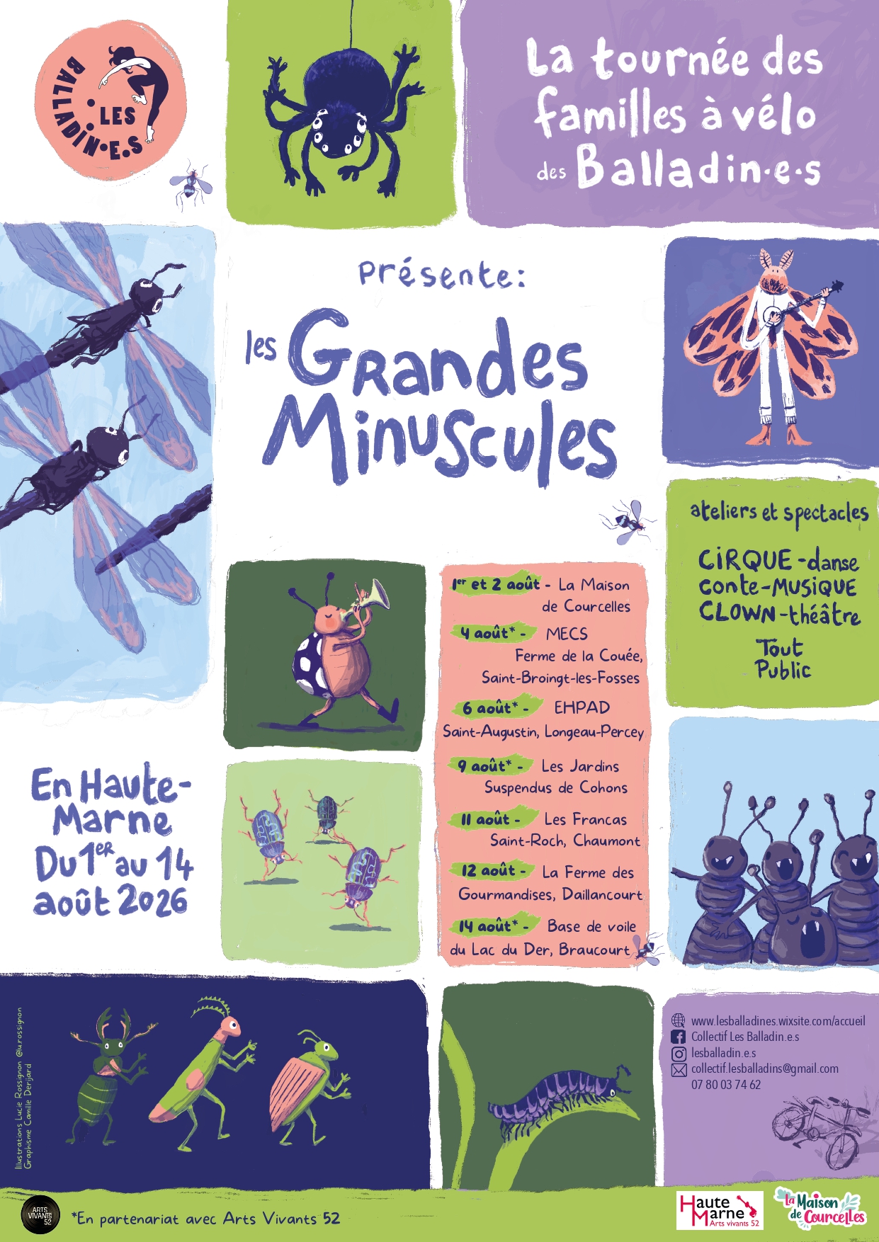 Ateliers d'Initiations Artistiques et Animations Culturelles avec Les Balladines